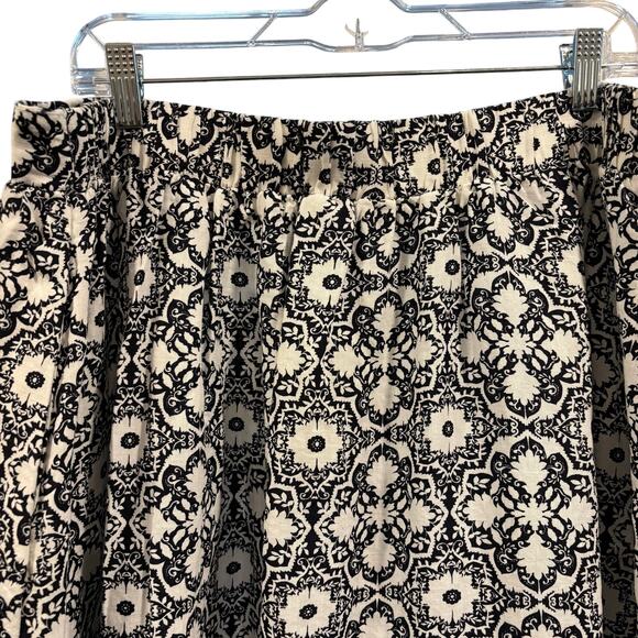 BODEN NWT French Navy Bloomsbury Mono black and white maxi skirt, size 16/18 - Picture 6 of 10
